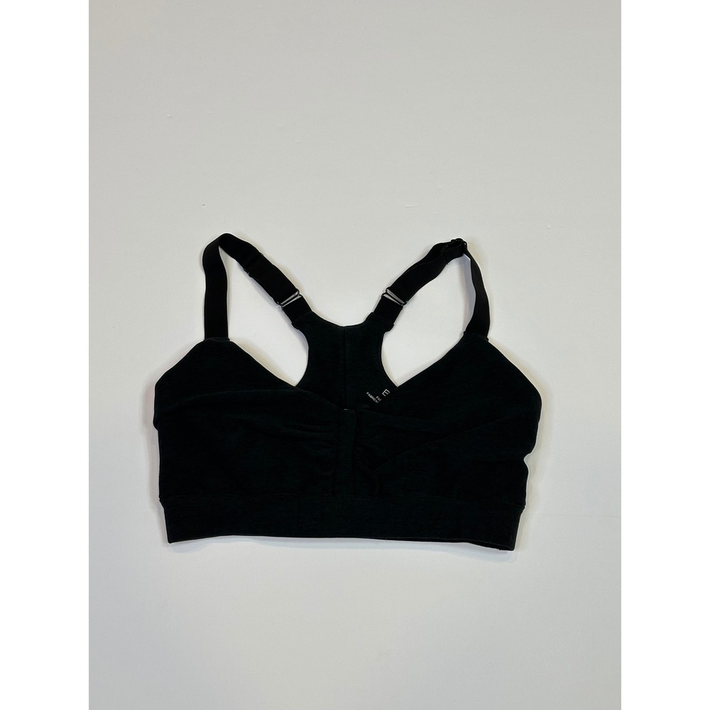 Beyond Yoga Spacedye On Center Bra Darkest Night Black XS Sports Bra Cutout